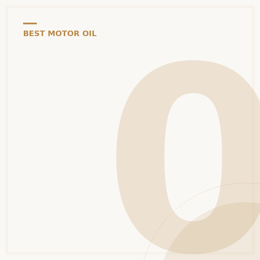 0W-20 Synthetic Oil at AutoZone: 3 Key Benefits Explained