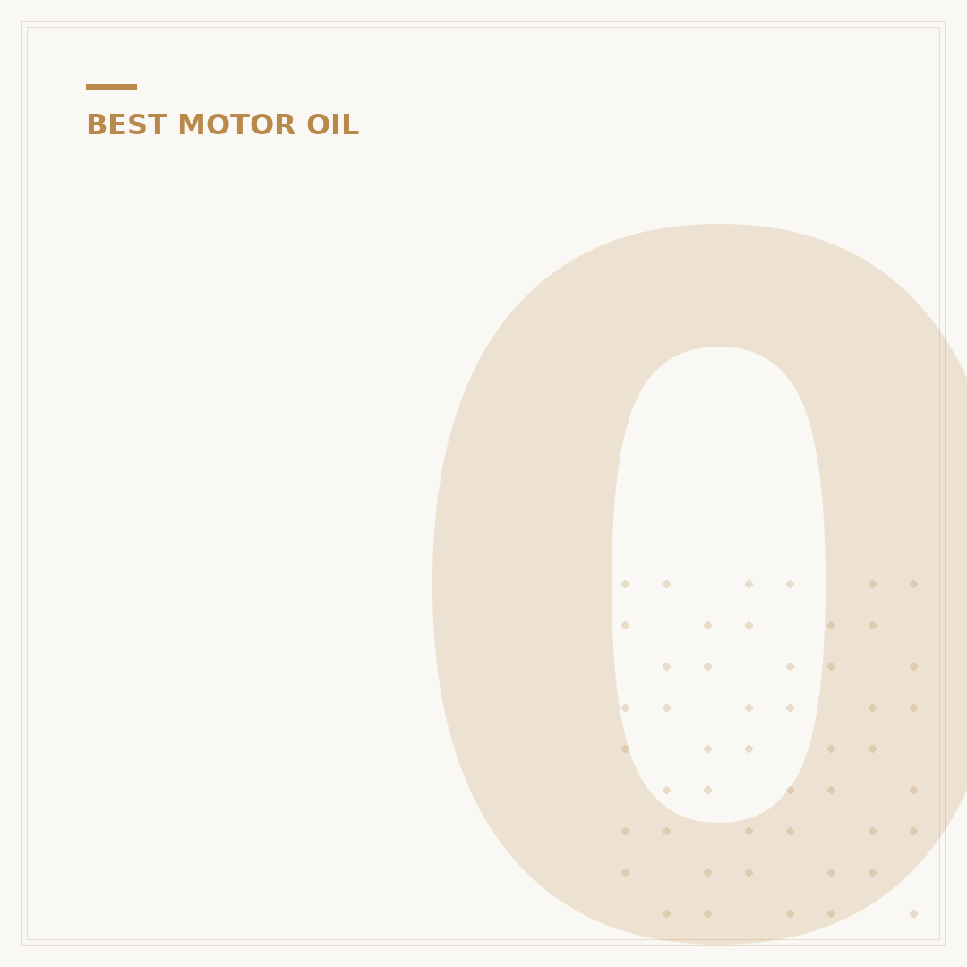 0W-8 Full Synthetic Oil: Unlock 5 Key Benefits for Your Engine