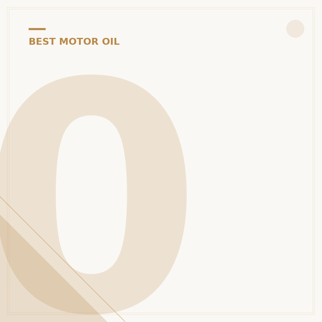 0W20 Full Synthetic High Mileage Oil: 5 Key Benefits