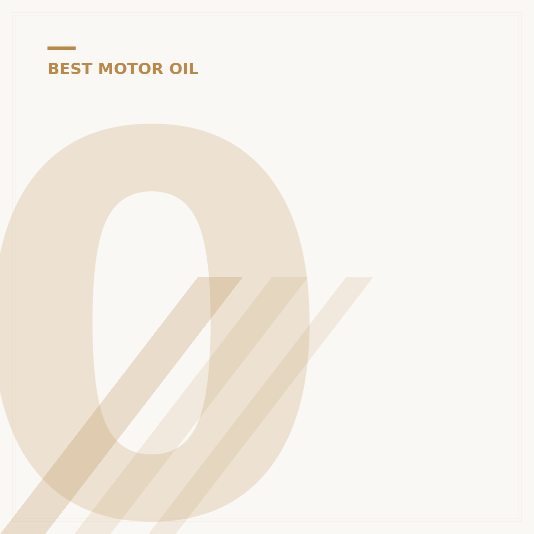 0W-20 vs 0W-16: Choosing the Right Oil for 1 Engine