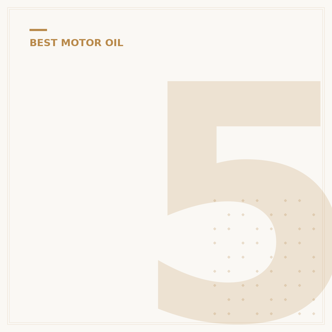 5W-20 Synthetic Oil 5 Quart: Your Engine's Best 5-Year Friend
