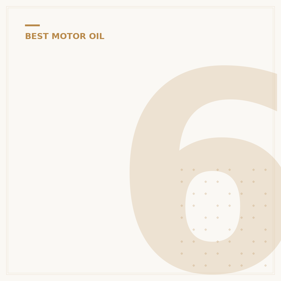 6 Quarts of Synthetic Oil: How Much Your Car Needs