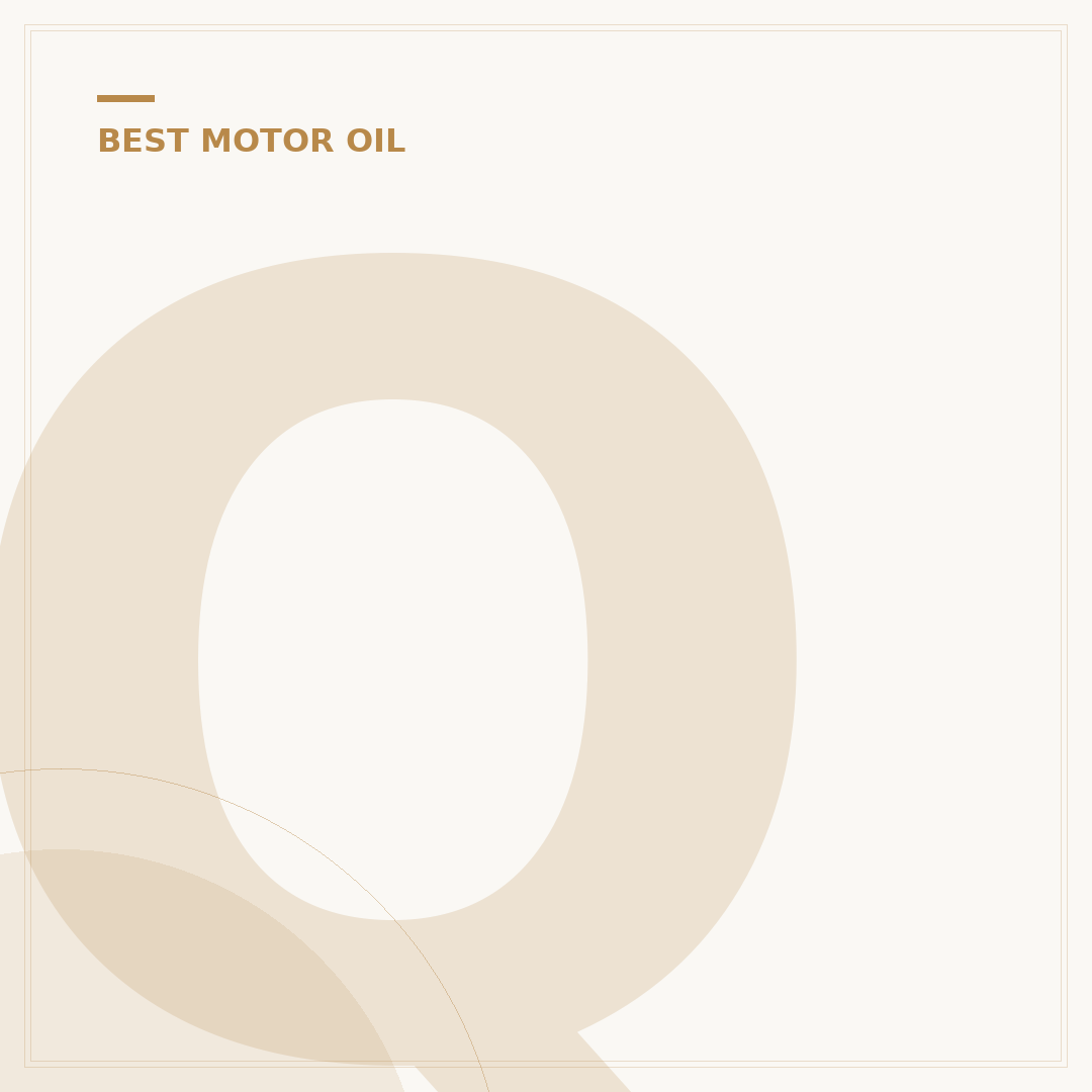 Quart of Motor Oil: Your 5-Minute Guide to Car Care